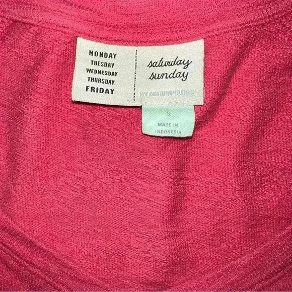 Saturday Sunday by Anthropologie babydoll dress size small pre owned - Picture 3 of 7